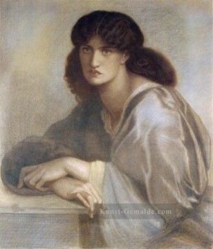  bruderschaft - La Donna della Finestra 1880coloured Präraffaeliten Bruderschaft Dante Gabriel Rossetti Kreiden